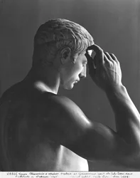 Marcellus som Merkur, forskelligt identificeret som Germanicus, Cæsar og Octavian, ca. 23 f.Kr. (marmor) (detalje)